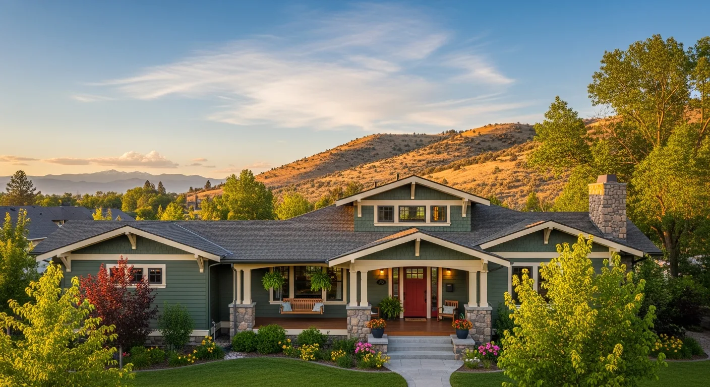 Beautiful freshly painted home exterior by Simon's Painting